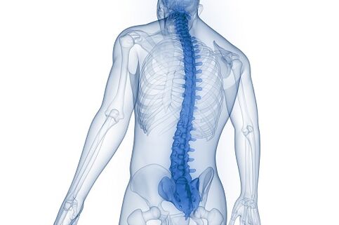 Bolesť dolnej časti chrbta v dôsledku natiahnutých chrbtových svalov