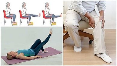 Terapeutická gymnastika s artrózou kolenného kĺbu