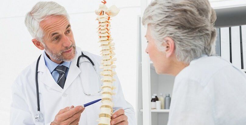 Apelujte na špecialistu so znakmi osteochondrózy