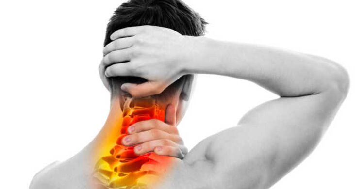 Bolesť v krku a príznakoch osteochondrózy